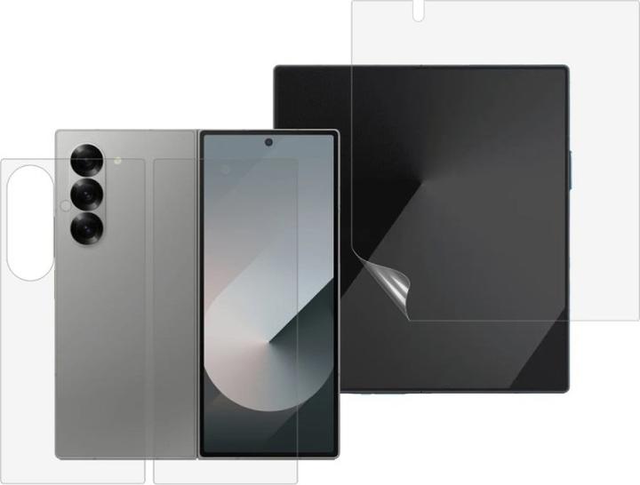 PhoneLook Schutzfolie Flexibler Bildschirmschutz aus Hydrogel TPU (Innenseite + Aussenseite) (Samsung Galaxy Z Fold7)