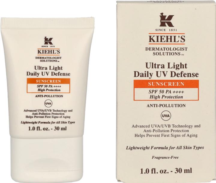 Produktbild Kiehl's Ultra Light Daily UV Defense SPF50 (Sonnencreme, SPF 50, 30 ml)