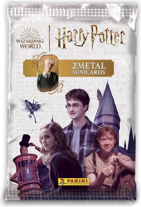 Image du produit Panini Harry Potter mini-cartes en métal présentoir boosters (25) (Anglais, Affichage du booster)