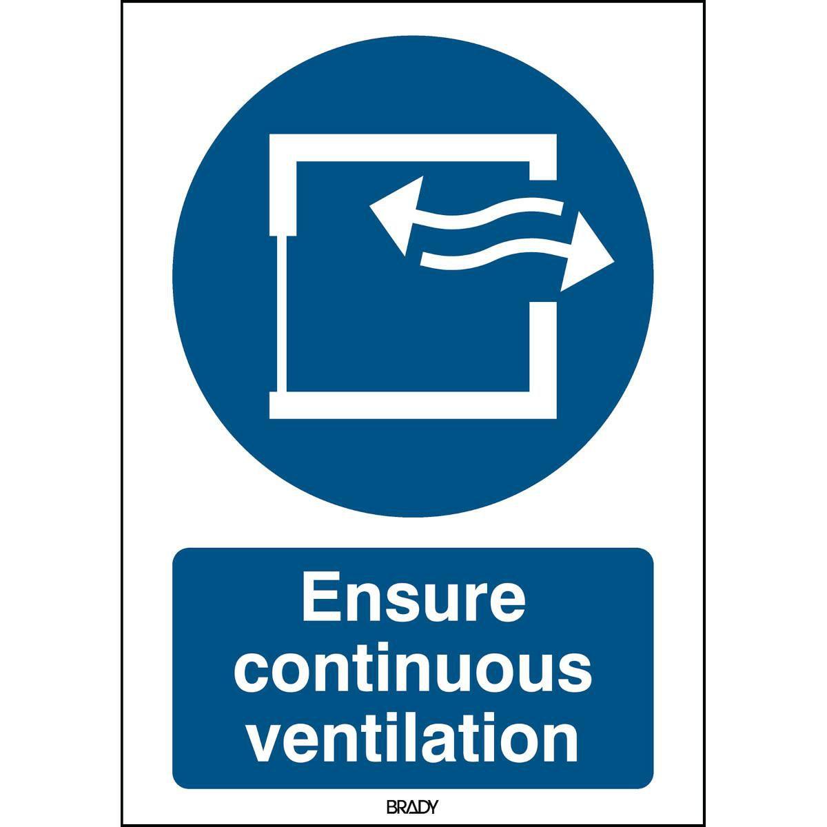 Brady, Sicherheitskennzeichnung, ISO Safety Sign - Ensure