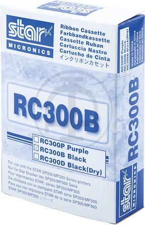 Produktbild Star Micronics 80981611 RC300B Farbband Nylon passend für SP300 1,6 Millionen Zeichen, Schwarz