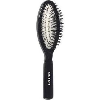 Thumbnail - Beter, Haarbürste + Kamm, CEPILLO ovalado neumático, púas nylon negro 17,5 cm 1 pz