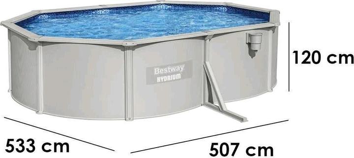 Immagine prodotto Bestway Piscina ovale Hydrium 500x360x120 cm