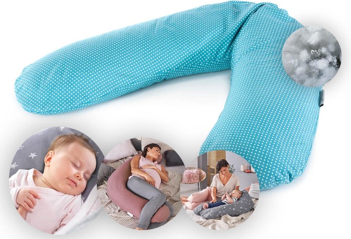 Produktbild Theraline Stillkissen "Das Original" mit Polyester Hohlfaser Füllung inkl. Bezug 190 cm (190 cm)