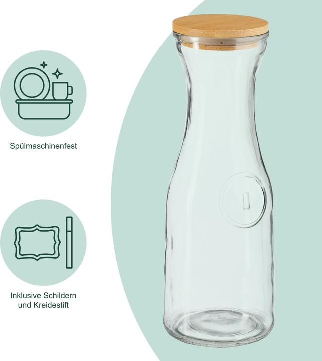 Produktbild Relaxdays Wasserkaraffen-Set (1 l)