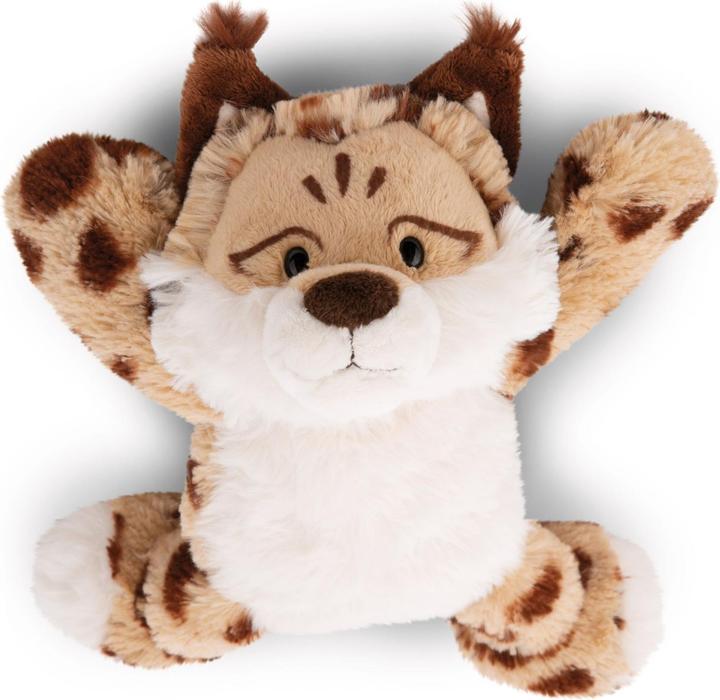 Actual product image NICI 49807 Cuddly toy lynx Lyka 30cm lying GREEN (13 cm)