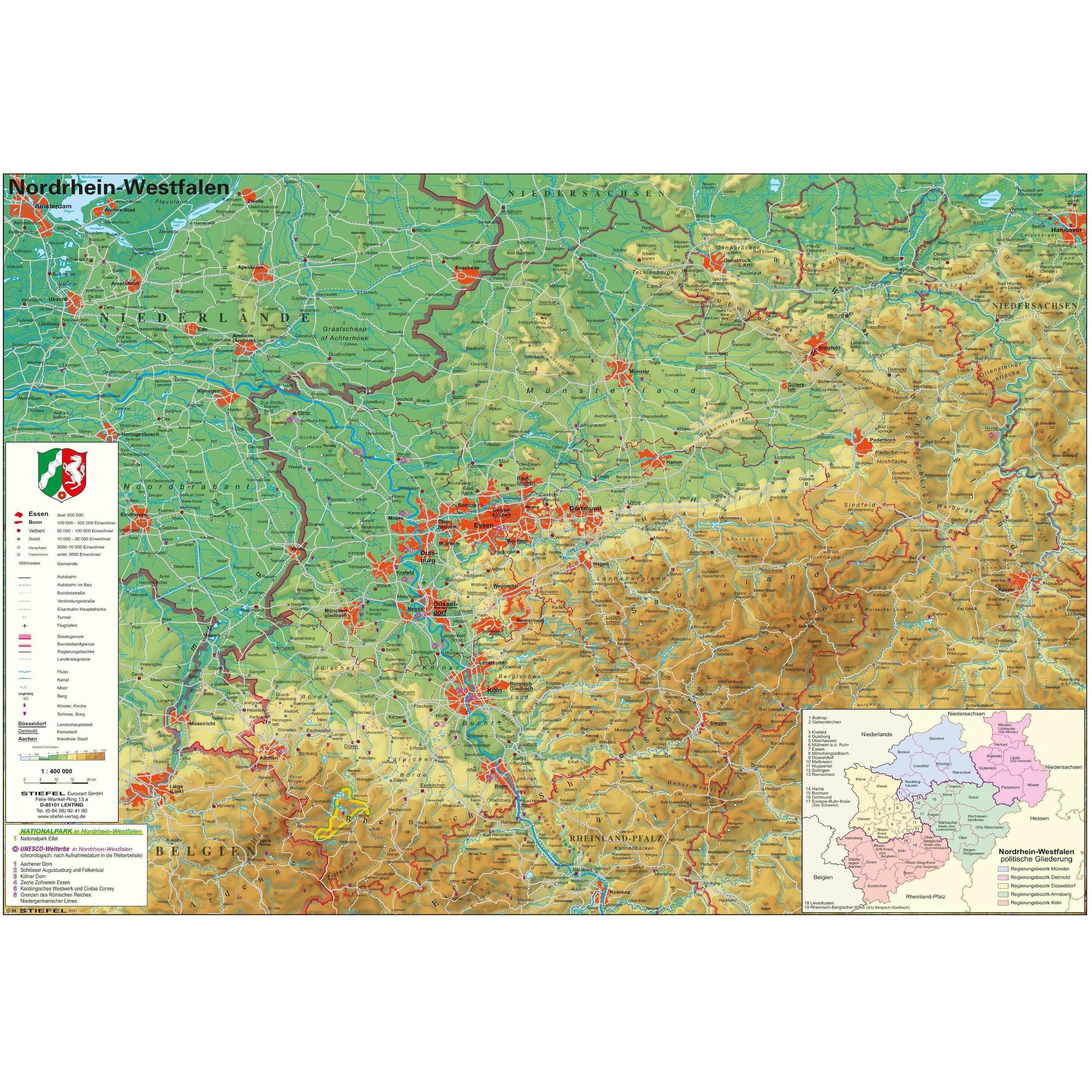 Stiefel Eurocart Stiefel:Nordrhein-Westfalen physisch (41273602)