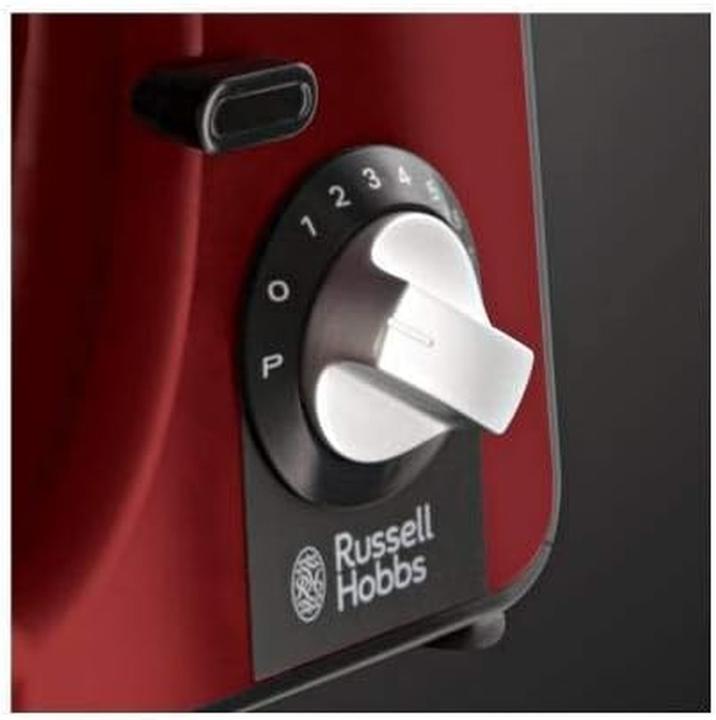 Actual product image Russell Hobbs 23480-56, Stand mixer, Black, Red, Beat, Knead, Mixing, 5 L, 1.5 L, Stainless steel (1000 W)