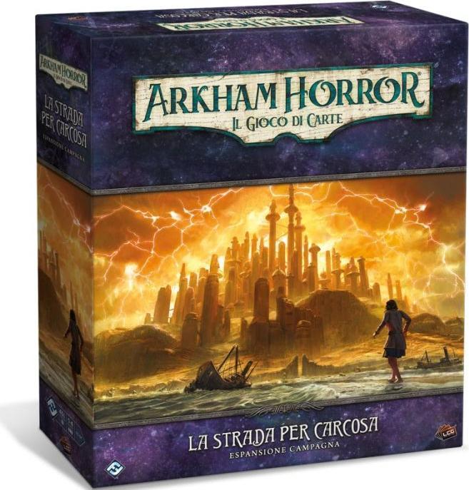 Asmodée Arkham Horror LCG - La Strada per Carcosa, Espansione Campagna (Tedesco)