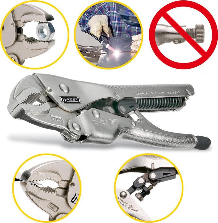 Actual product image HAZET Grip pliers ∙ self-adjusting 755-10A (230 mm)