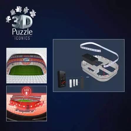 Immagine prodotto Ravensburger Iconics: Allianz Arena - mit Licht (216 pezzi)