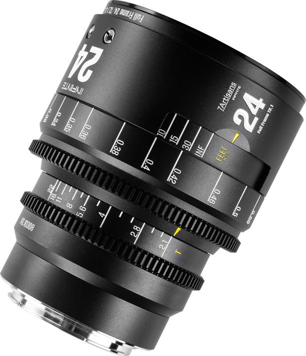 Produktbild 7artisans 24T21B-PL INF 24mm T2.1 INFINTE PL Mount (Black) (L-Mount, Vollformat)