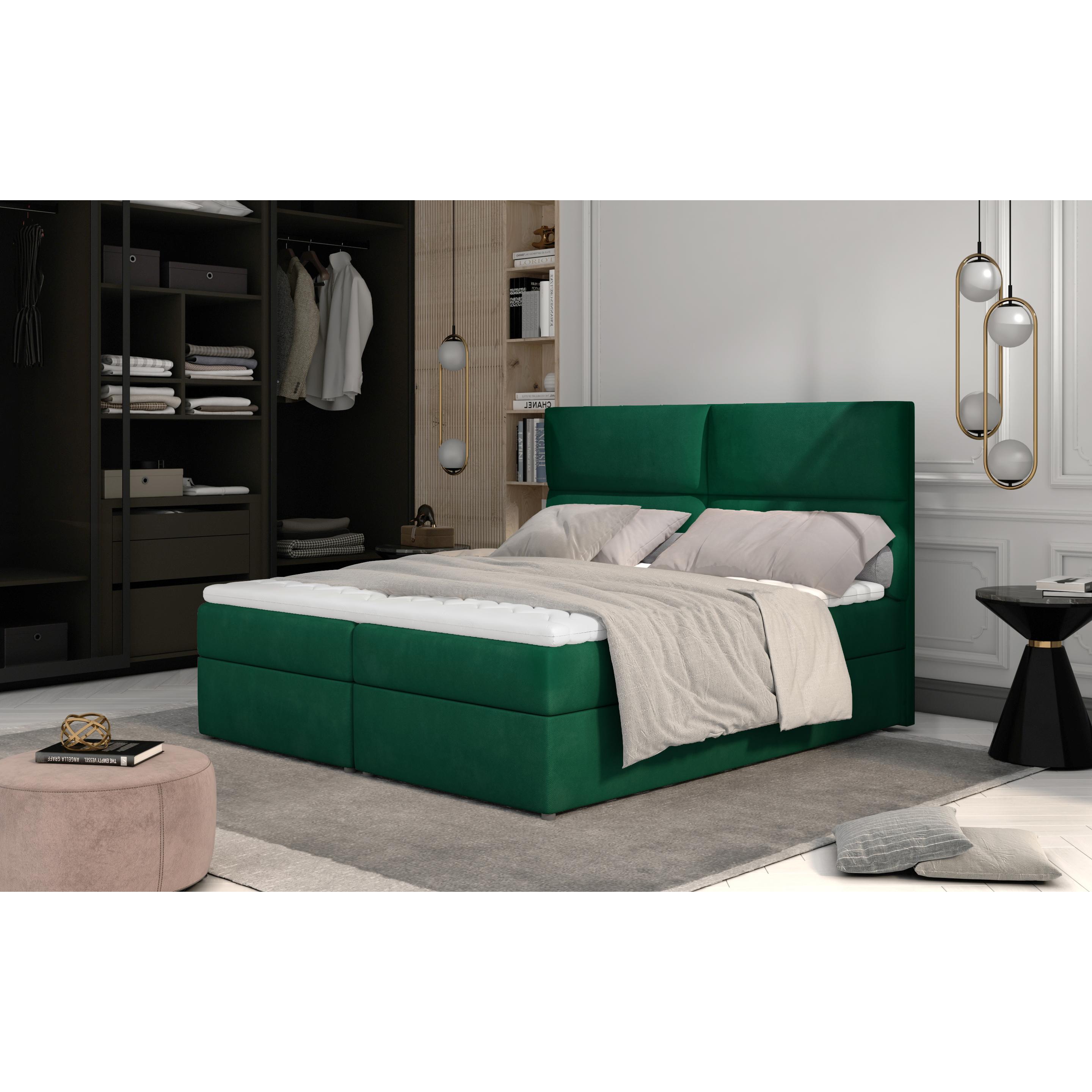 ELTAP, Bett, Amber mit Stauraum (140 x 200 cm)