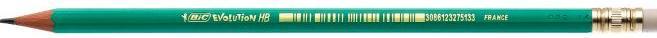 Image du produit Bic Crayon Ecolutions 650/655 avec gomme (2 mm, HB, 12x)