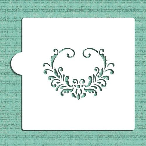 Actual product image Designer Stencils Heart Oval Stencil