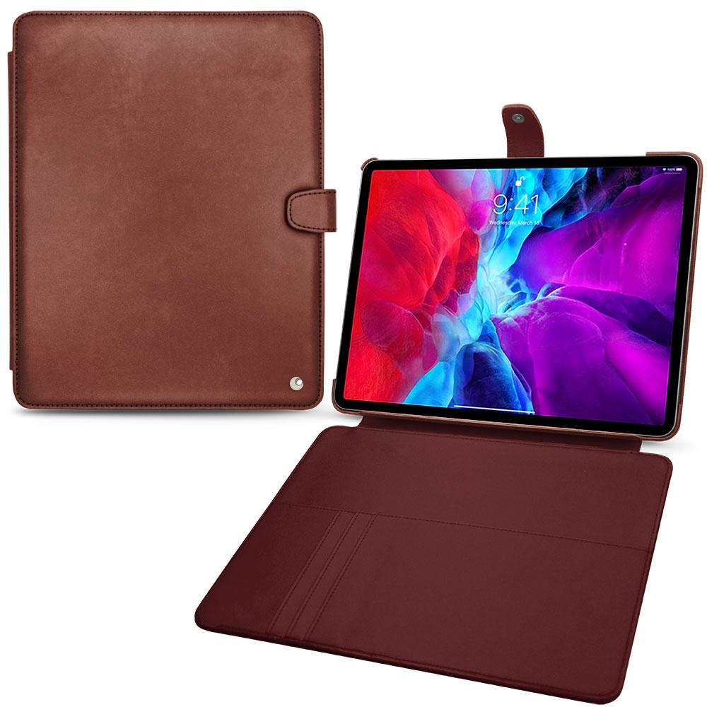 Noreve Lederschutzhülle Wallet (iPad Pro 12.9 2020 (4. Gen)), Tablet Hülle, Rot
