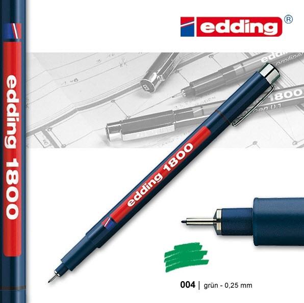 Immagine prodotto Edding Profipen 1800 Fibre Plotter (Verde, 1 x)