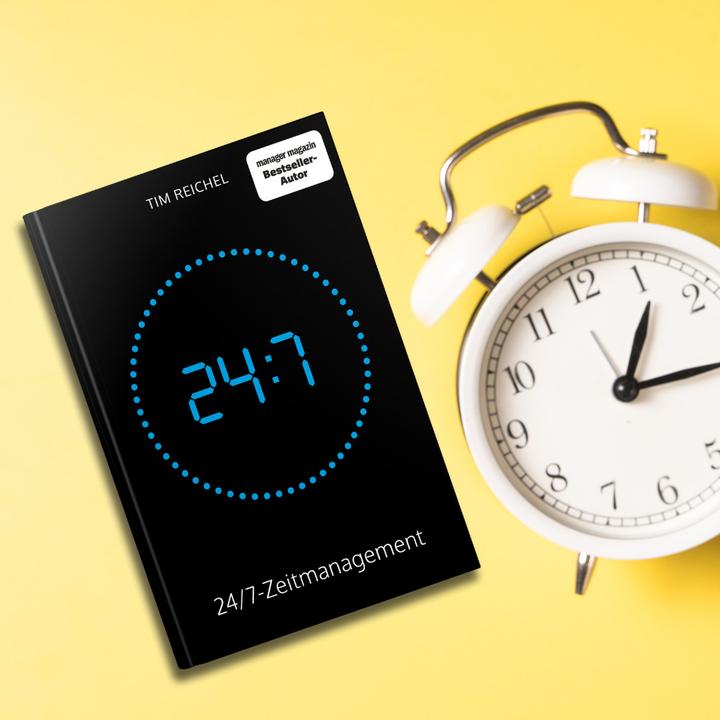 Actual product image 24/7-Zeitmanagement (German, Tim Reichel, 2019)