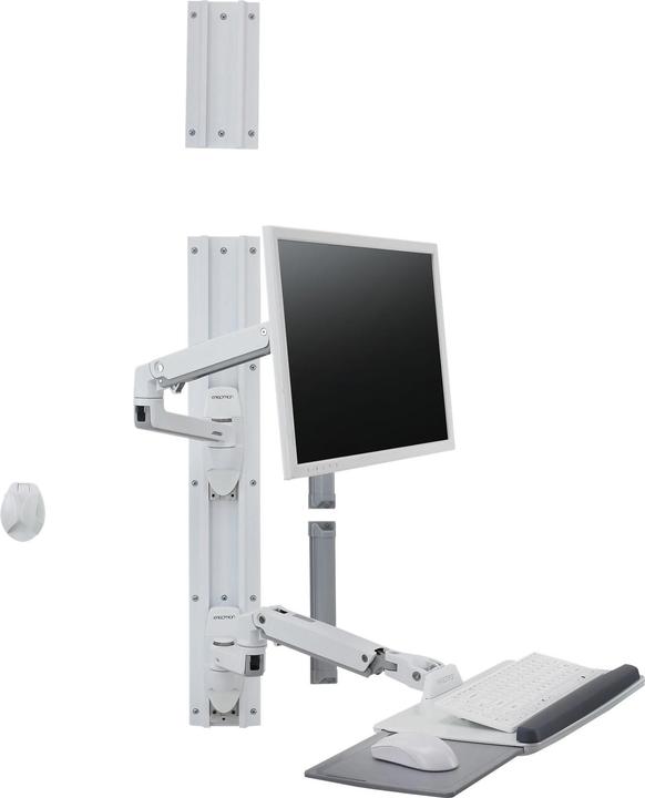 Image du produit Ergotron LX Wall Mount System - Kit de montage (bras mural, support de souris, bras de clavier, poignée) (Mur, 32", 11.30 kg)
