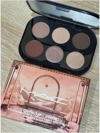 Produktbild MAC Cosmetics Connect in Color Palette Eyes X6 Embedded In Burgundy (Embedded In Burgundy)