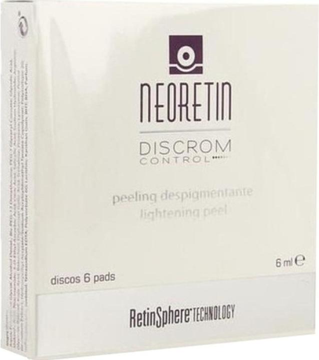 Actual product image Neoretin Discrom Control Brightening Peel 6 Pads
