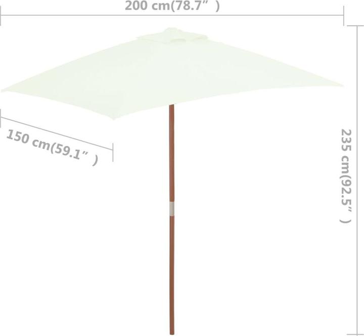 Immagine prodotto vidaXL Sonnenschirm (1.50 m)