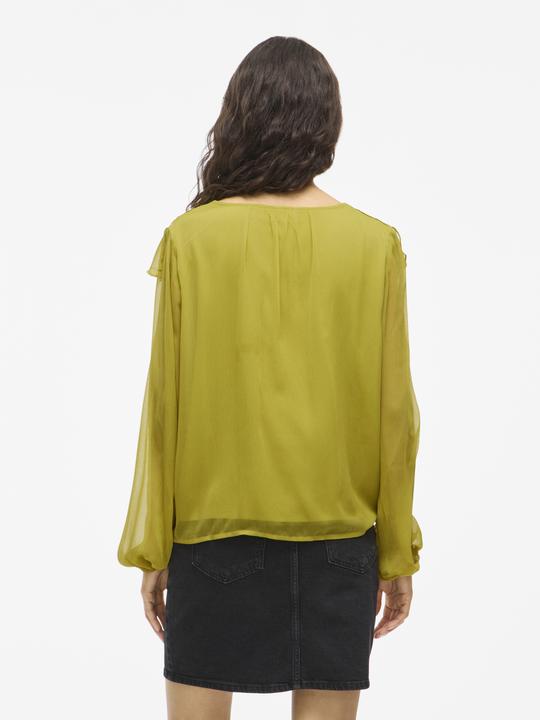 Immagine prodotto Vila VIHELA Rüschen Oberteil mit langen Ärmeln (38)