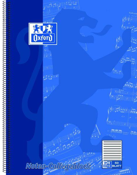 Produktbild Oxford Noten-Collegeblock (Spezial, Speziallineatur, Weicher Einband)