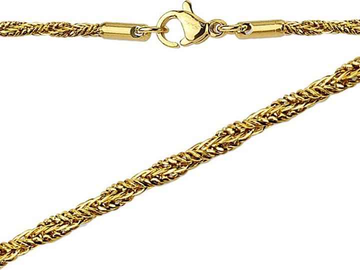 Produktbild Star Piercing Kette verdreht vergoldet (ohne Messing)
