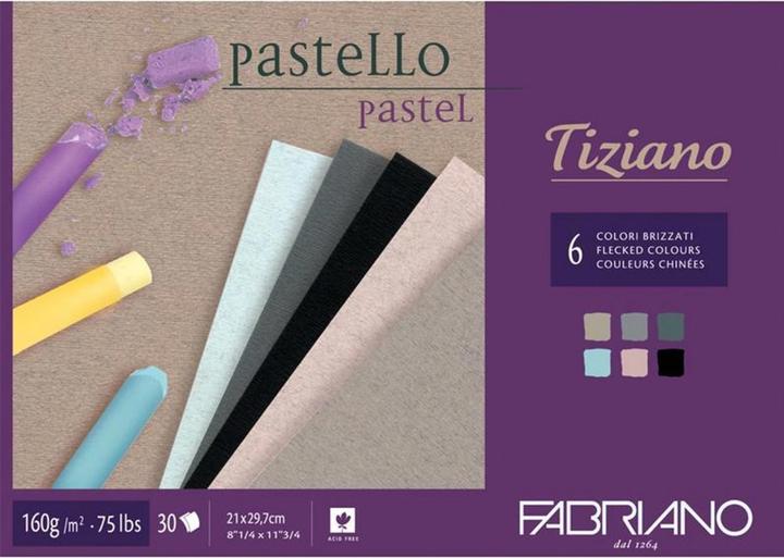 Fabriano Malblock Pastello Flecked A4, 30 Blatt (A4)