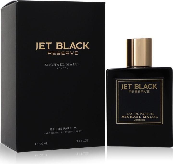 Actual product image Michael Malul Jet Black Reserve by Eau de Parfum Spray 100 ml (Eau de parfum, 100 ml)