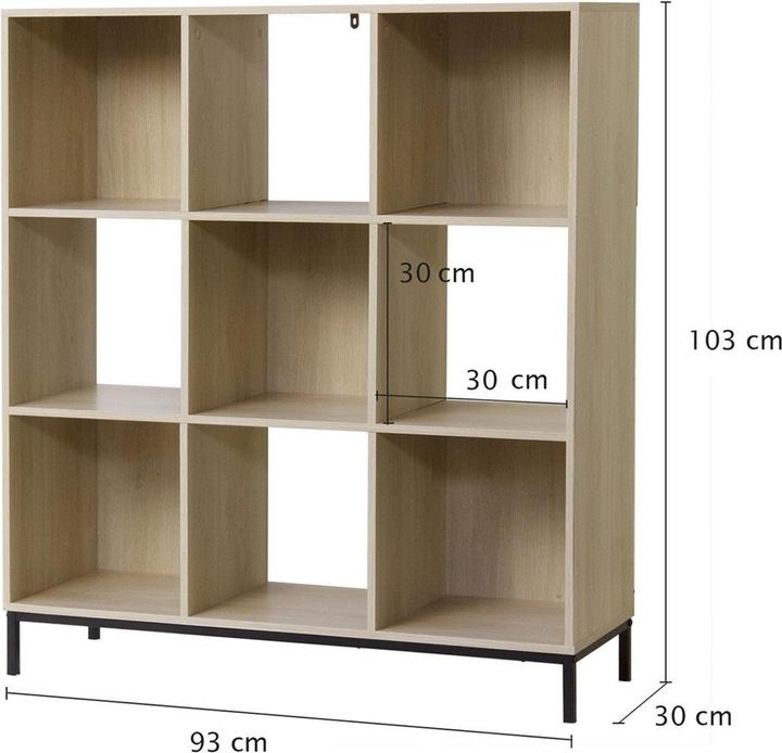 Produktbild Casâme Regal (93.50 x 29.80 x 103.30 cm)