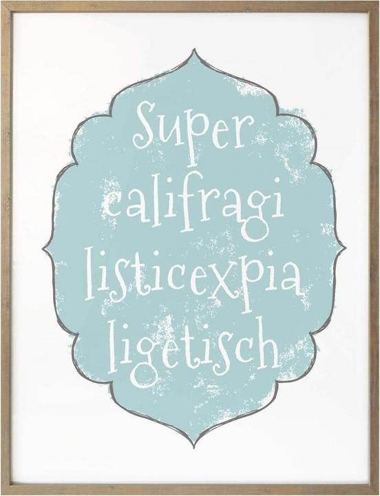 Produktbild Trenddeko Supercalifragilisticexpialigetisch (40 x 50 cm)