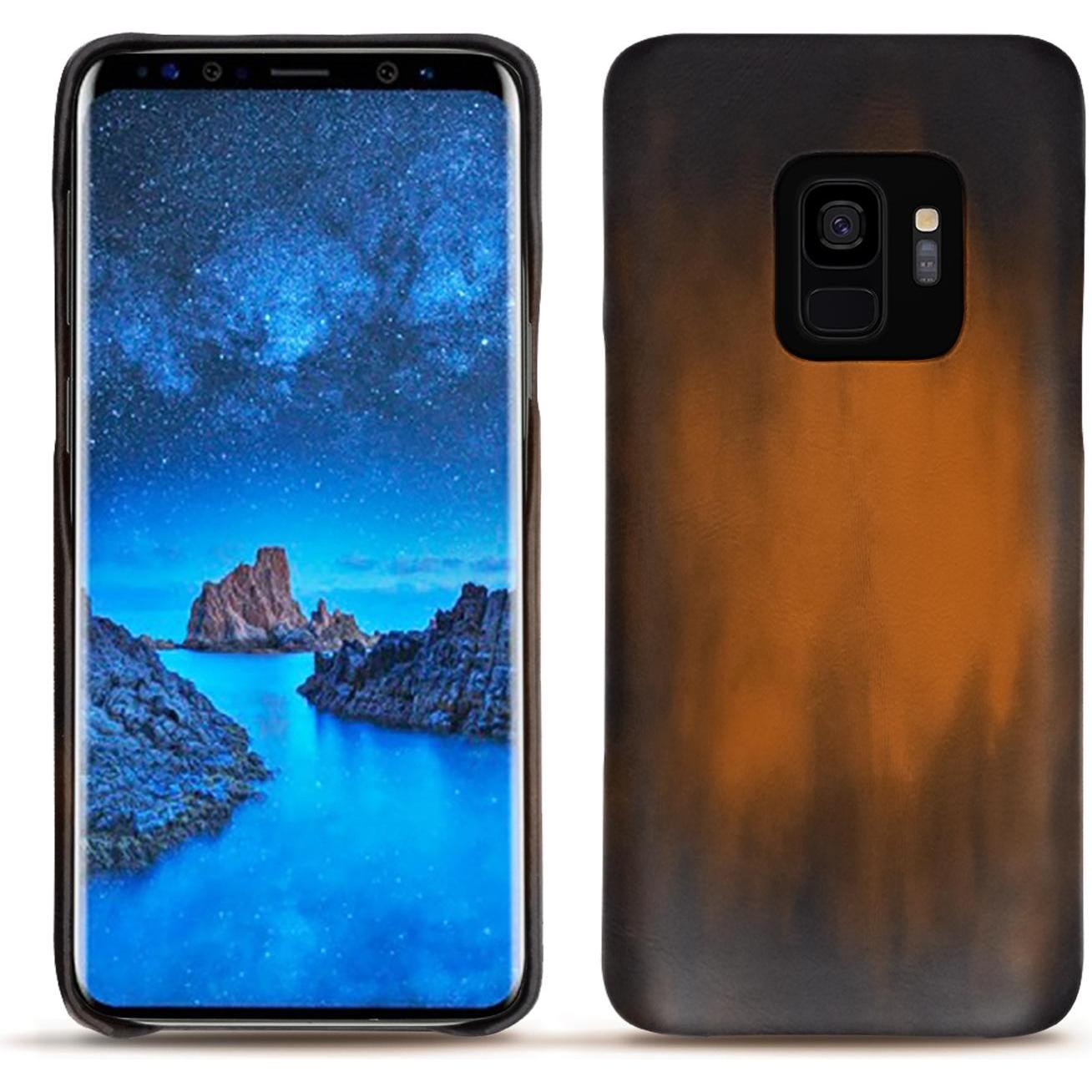 Thumbnail - Noreve Lederschutzhülle (Samsung Galaxy S9), Smartphone Hülle, Braun