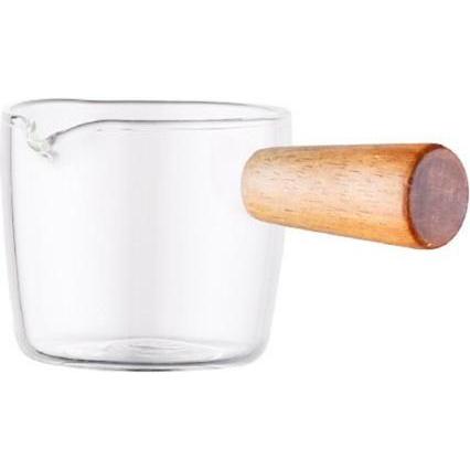 JTI, Tasse, Glasbecher mit Holzgriff - 100 ml (100 ml, 1 x)