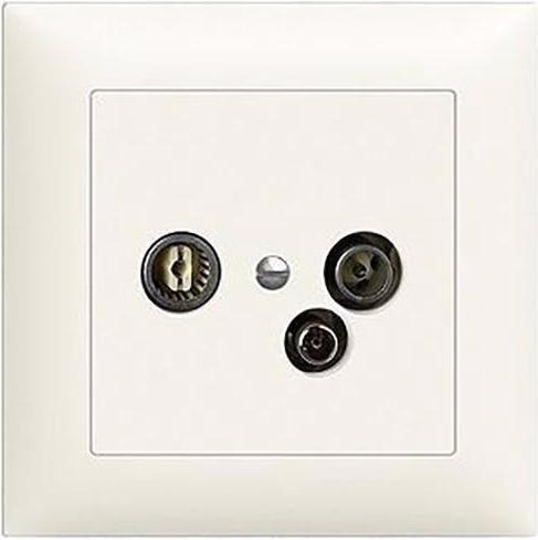 Produktbild Feller Multimedia-Dose DD4 für R/TV/Modem