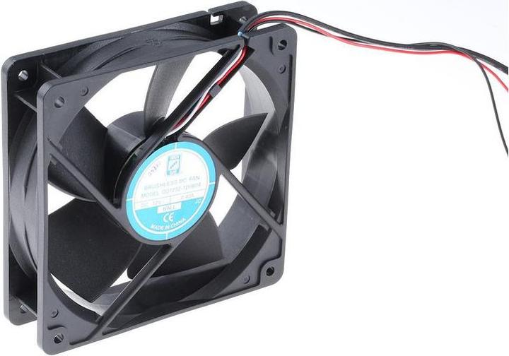 Produktbild RS PRO Lüfter 120x120x32mm 12VDC 4,8W 183,5m³/h (120 mm)