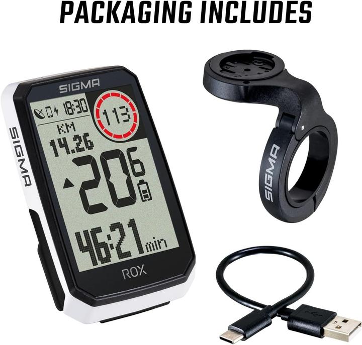 Actual product image Sigma ROX 4.0 GPS Endurance Computer - weiss