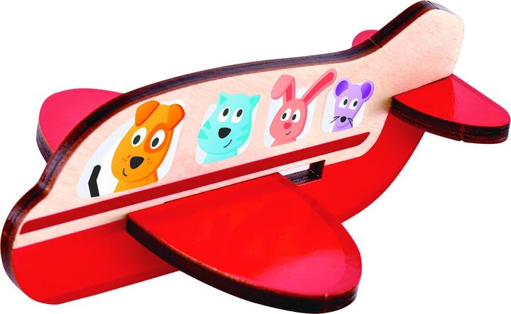 Actual product image Hape 3D airplane puzzle (4 pieces)