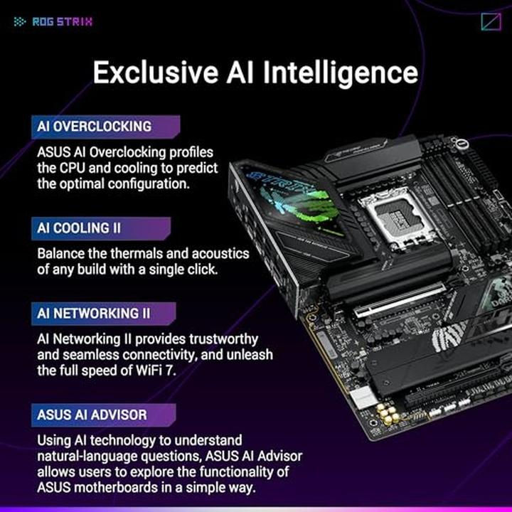 Actual product image ASUS MB Rog Strix Z890-F Gaming Wifi (LGA 1851, Intel Z890, ATX)