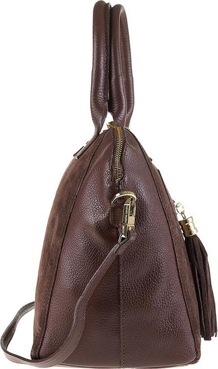 Actual product image Pierre Cardin Damen Handtasche Made In Italy - Modell Silvana Pro - 100% Leder - 40.0 X 26.0 X 17.0 Cm