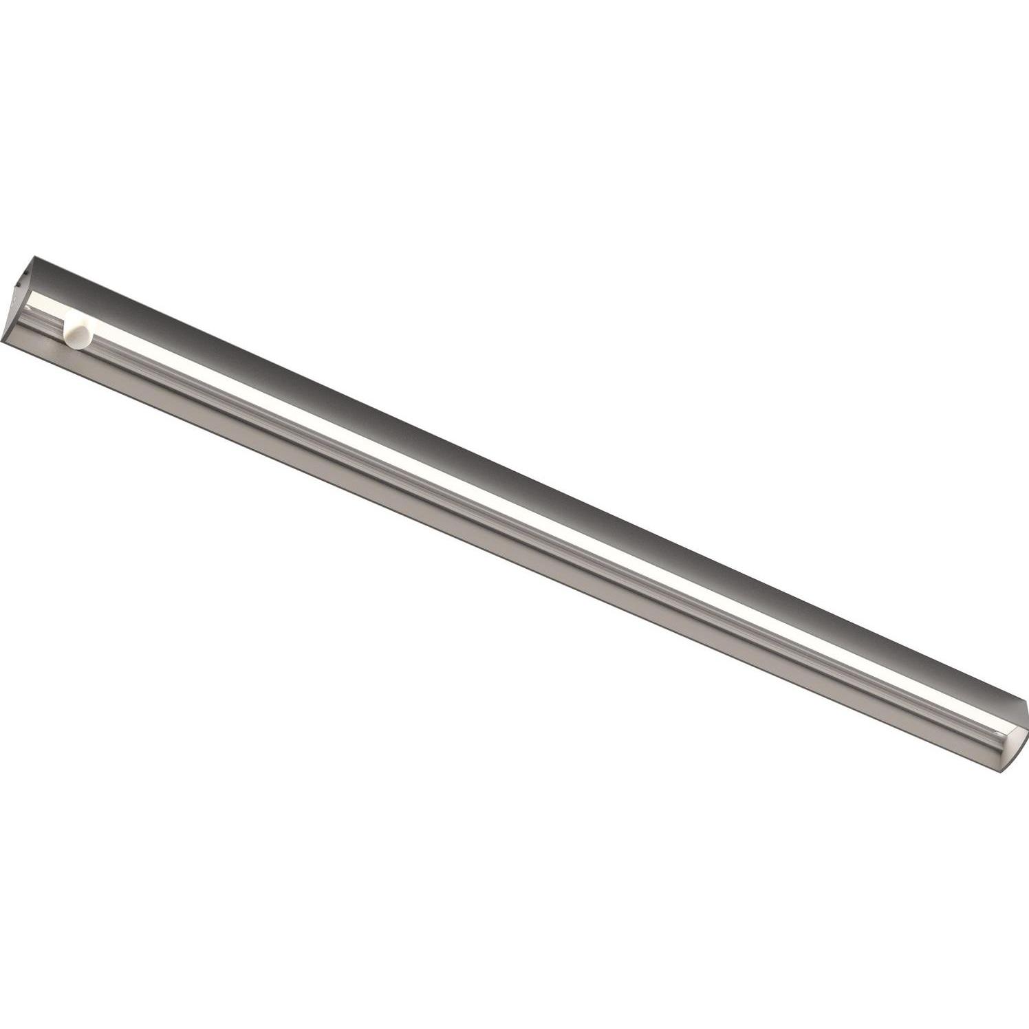 L&S, Wandleuchte + Deckenleuchte, IR DualColor LED Anbauleuchte (Aufbauleuchte) Länge 411mm Aluminium eloxiert (223 lm)