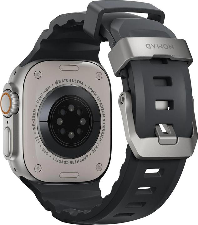 Actual product image Nomad Rocky Point Band 42/44/45/49mm Storm (44 mm, FKM)