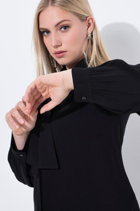 Immagine prodotto Ulla Popken Blusa con sciarpa integrata e maniche lunghe (42, 44)