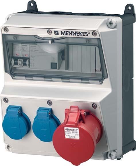 Actual product image Mennekes MEN 920013 Socket outlet combination AMAXX (2 x)