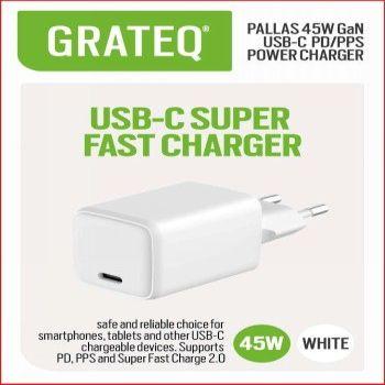 Produktbild Screenor Pallas Wall Charger Gan Pd/Pps USB-C 45w (45 W)