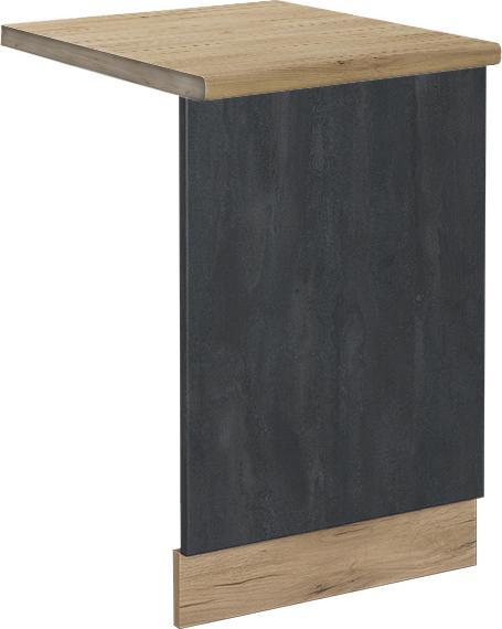 Black, Black concrete, Gold power oak