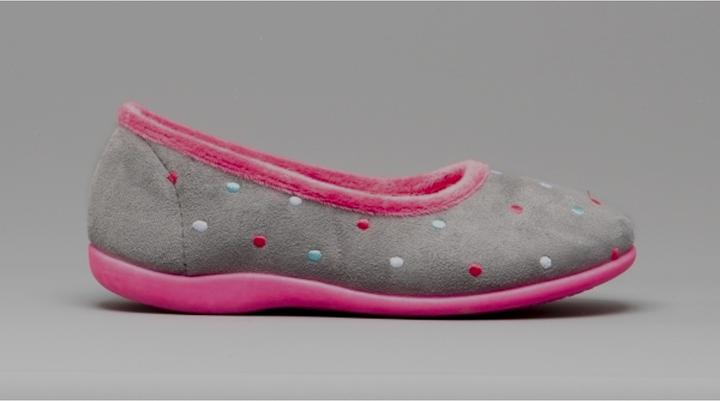 Produktbild Universal Textiles Isla Punkte Ballerina Hausschuhe (40.5)