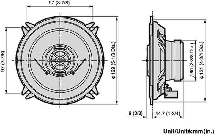 Produktbild Pioneer TS-1302i (130 W, 13 cm, Andere)