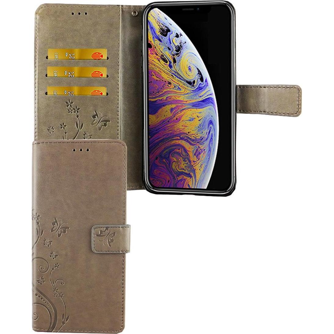 Thumbnail - König Design Hülle Handy Schutz für Apple iPhone XS Max Case Cover Tasche Wallet Etui Bumper (Apple iPhone XS Max), Smar...
